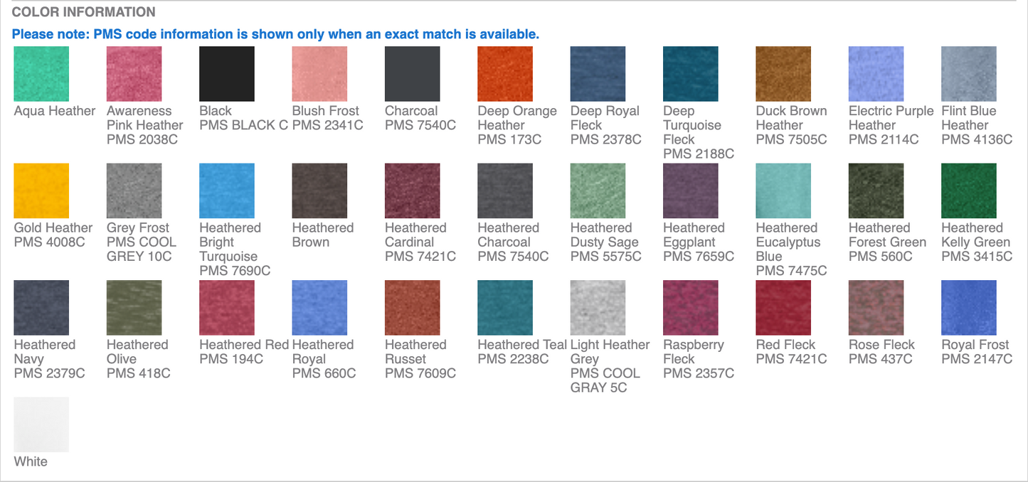 District® Perfect Blend® CVC Tee - Item # DM108