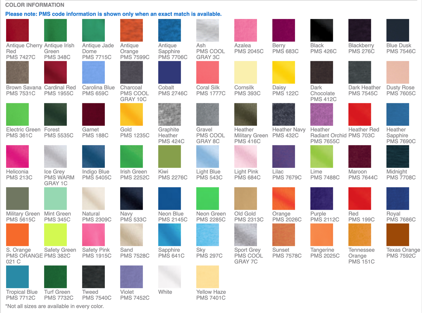Gildan® - Heavy Cotton™ 100% Cotton T-Shirt - Item # 5000