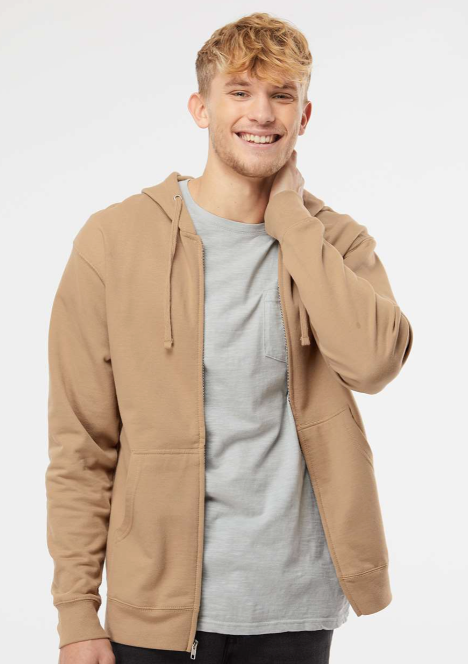 Independent Unisex Midweight Full-Zip Hooded Sweatshirt - Item # SS4500Z