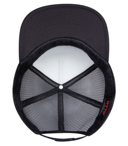 OTTO CAP® 5 Panel High Crown Mesh Back Trucker Snapback Hat - #132-1037