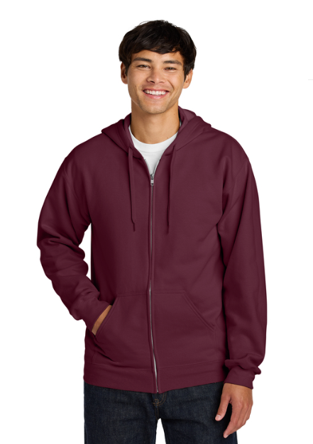 Gildan Softstyle® Midweight Fleece Full-Zip Hooded Sweatshirt - Item # SF600