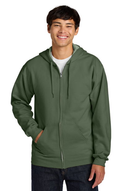Gildan Softstyle® Midweight Fleece Full-Zip Hooded Sweatshirt - Item # SF600