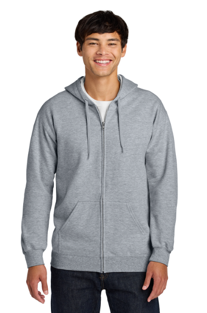 Gildan Softstyle® Midweight Fleece Full-Zip Hooded Sweatshirt - Item # SF600
