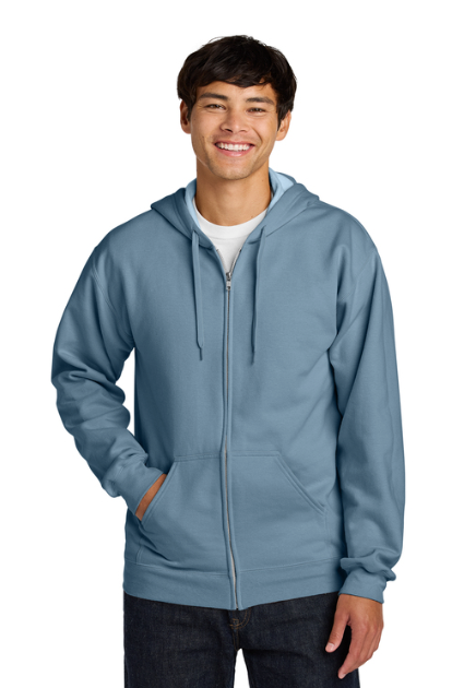 Gildan Softstyle® Midweight Fleece Full-Zip Hooded Sweatshirt - Item # SF600