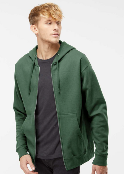 Independent Unisex Midweight Full-Zip Hooded Sweatshirt - Item # SS4500Z