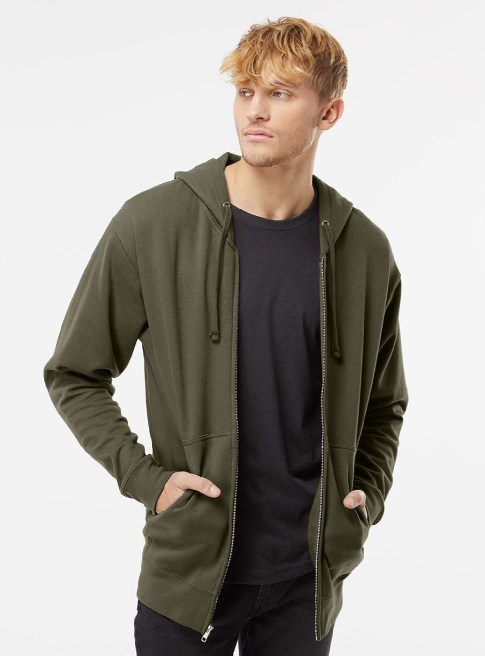 Independent Unisex Midweight Full-Zip Hooded Sweatshirt - Item # SS4500Z