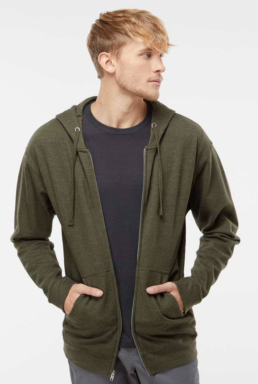Independent Unisex Midweight Full-Zip Hooded Sweatshirt - Item # SS4500Z
