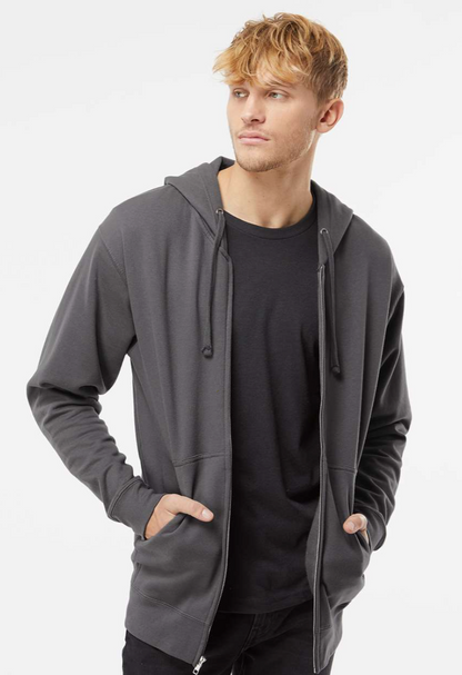 Independent Unisex Midweight Full-Zip Hooded Sweatshirt - Item # SS4500Z