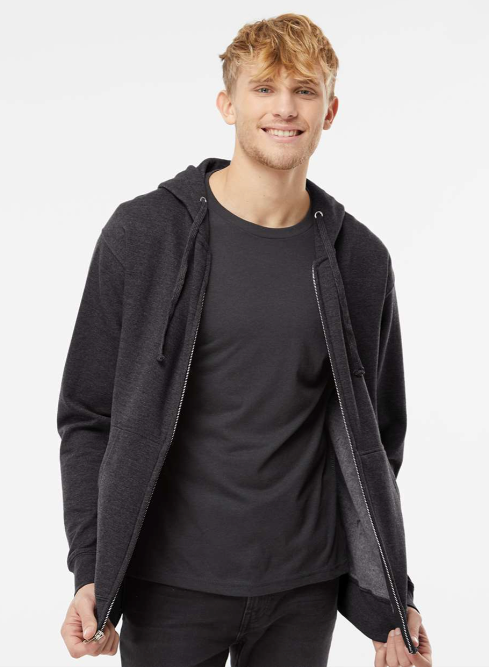 Independent Unisex Midweight Full-Zip Hooded Sweatshirt - Item # SS4500Z