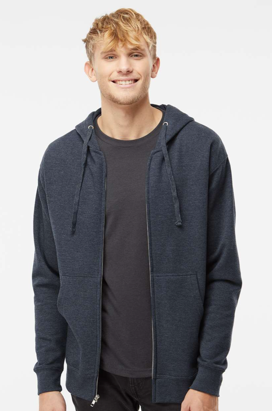 Independent Unisex Midweight Full-Zip Hooded Sweatshirt - Item # SS4500Z