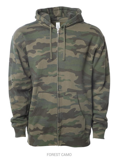 Independent Unisex Midweight Full-Zip Hooded Sweatshirt - Item # SS4500Z