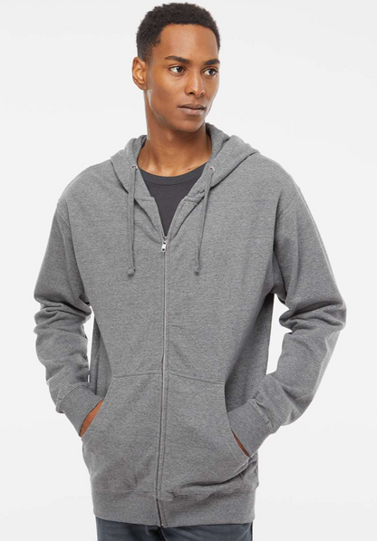 Independent Unisex Midweight Full-Zip Hooded Sweatshirt - Item # SS4500Z