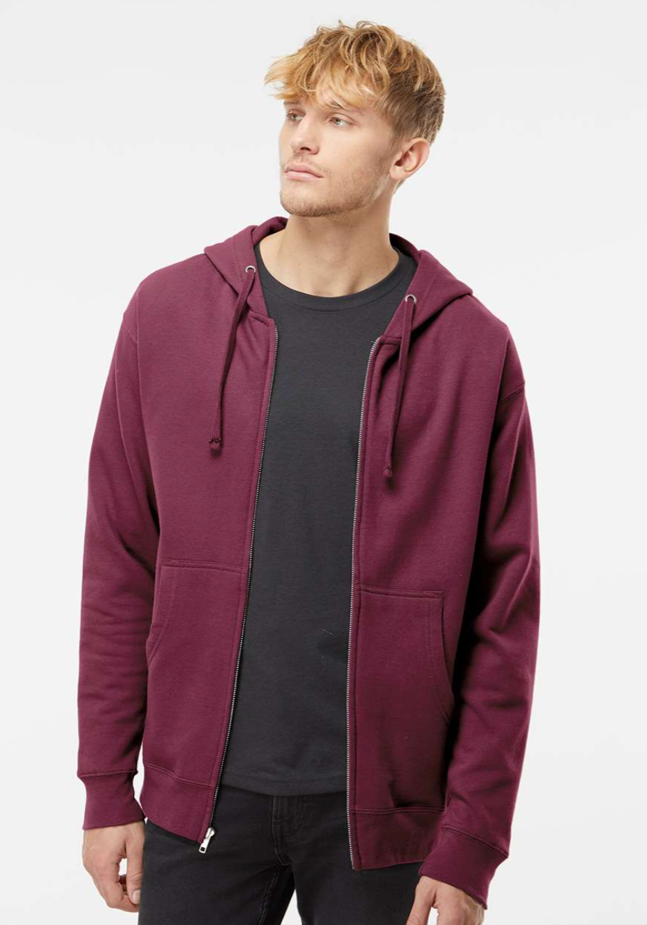 Independent Unisex Midweight Full-Zip Hooded Sweatshirt - Item # SS4500Z